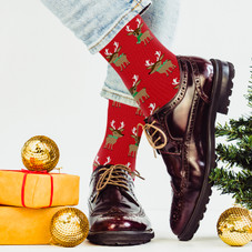 Holiday Fun and Christmas Knee-High Compression Socks (3-Pair) product image