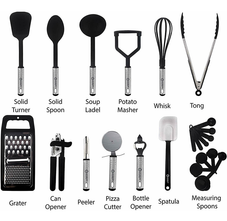 Hannah Kitchen 23-Piece Grey Kitchen Utensil Set product image