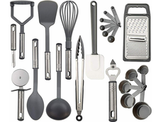 Hannah Kitchen 23-Piece Grey Kitchen Utensil Set product image