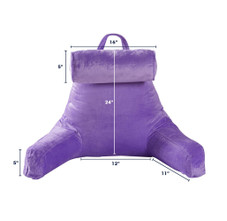 Memory Foam Filled Backrest Pillow With Detachable Cervical Bolster product image
