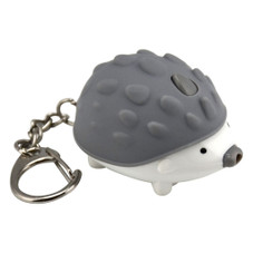 Keygear® Hedgehog Keychain Charm with LED Light & Sound Effect (3-Pack) product image