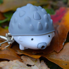 Keygear® Hedgehog Keychain Charm with LED Light & Sound Effect (3-Pack) product image