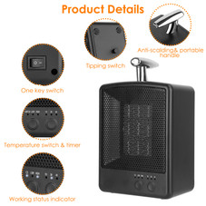 1000W Portable Space Heater product image