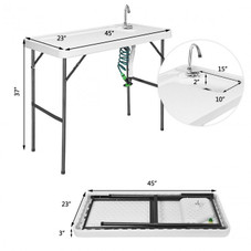 Foldable Camping Sink with Faucet and Sprayer product image