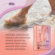 Footeeze Bali Foot Peel Mask with Lavender and Activated Charcoal (2-Pack) product image