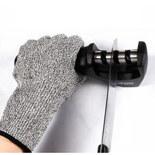 Kitchen Knife Sharpening Tool with Cut-Resistant Glove product image