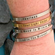 Inspirational Message Bracelets product image