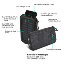 iMounTEK® 10000mAh Solar Power Bank product image