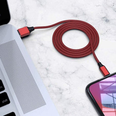 Two-Tone Braided MFi Lightning Cables for Apple® Devices (5-Pack) product image