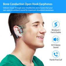 iNova™ Wireless V5.1 Bone Conduction Earphones product image