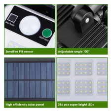 216-LED Solar Motion Light with Remote product image