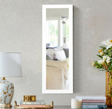 LED Light Mirror Jewelry Cabinet, Wall- or Door-Mounted  product image