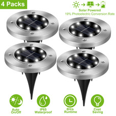 Solarek® Solar-Powered Outdoor Pathway Light (4- or 8-Pack) product image