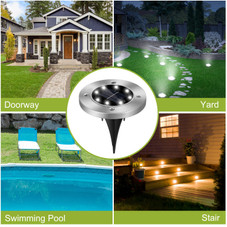 Solarek® Solar-Powered Outdoor Pathway Light (4- or 8-Pack) product image