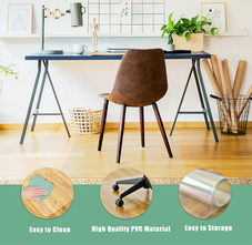 Clear 47" x 47" PVC Chair Floor Protector product image