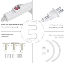Electric 100W Towel Warmer/Drying Rack product image
