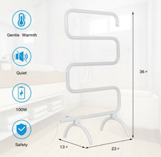 Electric 100W Towel Warmer/Drying Rack product image