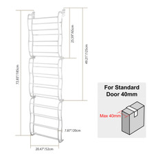 iMounTEK® Over-the-Door Shoe Rack product image