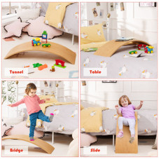 35.5" Babyjoy Wooden Wobble Balance Board product image