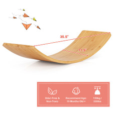 35.5" Babyjoy Wooden Wobble Balance Board product image