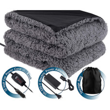 Zone Tech® Sherpa Fleece Travel Blanket product image