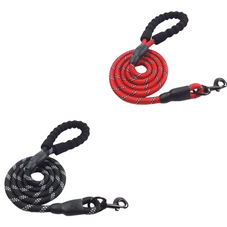 Reflective Dog Leash with Poop Bag Dispenser (1- or 2-Pack) product image