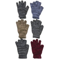 Assorted Acrylic Winter Gloves (6-Pair) product image