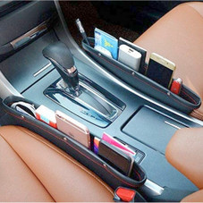 Leather Car Seat Gap Pocket Organizer (2-Pack) product image