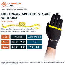 Copper Joe® Copper-Infused Full-Finger Arthritis Gloves product image