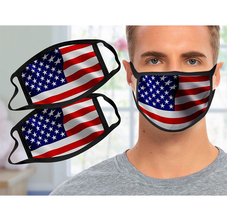 Washable Reusable USA Flag Mask (2-Pack) product image