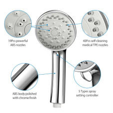 Handheld High-Pressure Showerhead product image