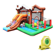 Inflatable Snow Cottage Ball Pit Bounce House product image