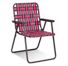 Folding Steel and PE Webbed Lawn Chair (2- to 6-Pack) product image