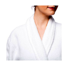 Luxurious Cotton Terry Bathrobe With Shawl Collar product image