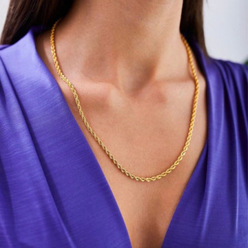 18K-Yellow-Gold Plated 925 Sterling Silver 1.8mm Rope Chain product image 18K-Yellow-Gold Plated 925 Sterling Silver 1.8mm Rope Chain product image