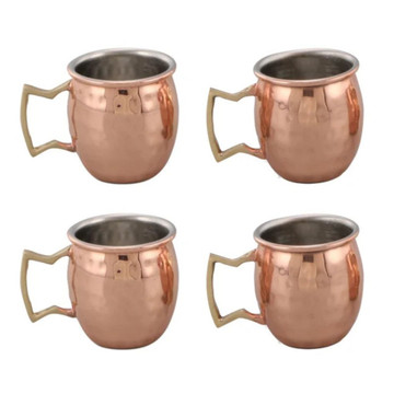 Moscow Mule Mug Set Copper-Plated Stainless Steel Shot Glasses (Set of 4) product image Moscow Mule Mug Set Copper-Plated Stainless Steel Shot Glasses (Set of 4) product image