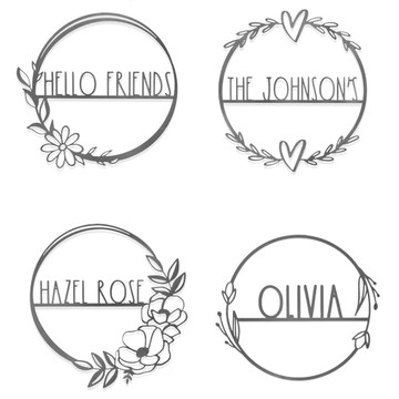 Personalized Flower Shop Metal Name Sign product image Personalized Flower Shop Metal Name Sign product image