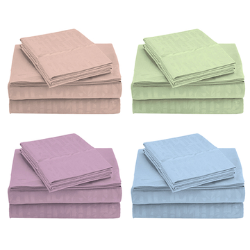 4-Piece Premium Super Soft Bamboo-Embossed Sheet Set product image 4-Piece Premium Super Soft Bamboo-Embossed Sheet Set product image