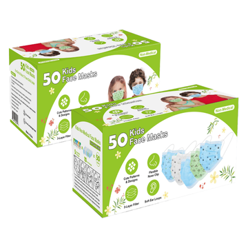 Kids' Disposable Face Masks (50-Pack) product image Kids' Disposable Face Masks (50-Pack) product image
