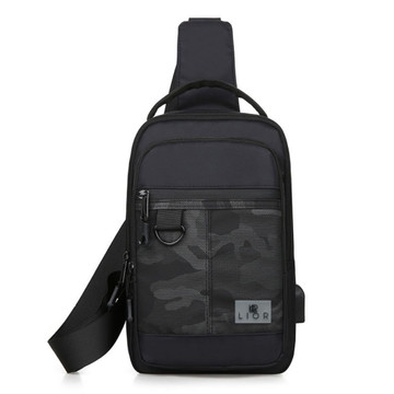 Crossbody Camouflage Shoulder Chest Bags with USB Charger Port product image Crossbody Camouflage Shoulder Chest Bags with USB Charger Port product image