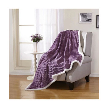 Sheradian Reversible Corduroy-Pattern Sherpa Throw Blanket product image Sheradian Reversible Corduroy-Pattern Sherpa Throw Blanket product image
