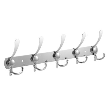 iMounTEK® 15-Hook Stainless Steel Wall-Mounted Hanger Rack product image