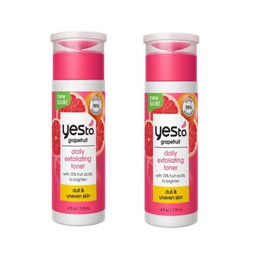 Yes To® Grapefruit Daily Exfoliating Toner, 4 fl. oz. (2-Pack) product image Yes To® Grapefruit Daily Exfoliating Toner, 4 fl. oz. (2-Pack) product image