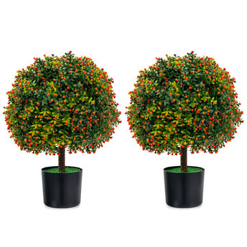 22'' Artificial Boxwood Topiary Ball Tree (2-Pack) product image 22'' Artificial Boxwood Topiary Ball Tree (2-Pack) product image