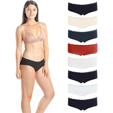 Women's Cotton Boyshort Underwear (8-Pack) product image Women's Cotton Boyshort Underwear (8-Pack) product image