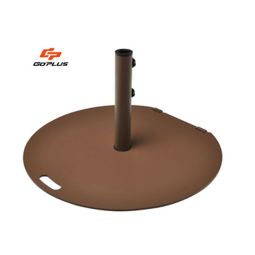 Goplus Patio 50LBS Heavy Duty Umbrella Base Market Stand Wheels-Brown product image Goplus Patio 50LBS Heavy Duty Umbrella Base Market Stand Wheels-Brown product image