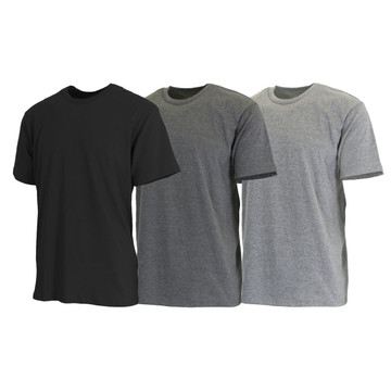 Men's Short Sleeve Classic Crew Neck Tee (3-Pack) product image  Men's Short Sleeve Classic Crew Neck Tee (3-Pack) product image