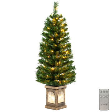 4-Foot Pre-Lit Potted Christmas Tree with Remote Control (1- or 2-Pack) product image 4-Foot Pre-Lit Potted Christmas Tree with Remote Control (1- or 2-Pack) product image
