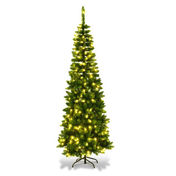 Pre-Lit 7.5ft 350 White Light Pencil Christmas Tree  product image Pre-Lit 7.5ft 350 White Light Pencil Christmas Tree  product image