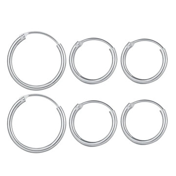 Endless Hoop Earrings (3-Pair) product image Endless Hoop Earrings (3-Pair) product image
